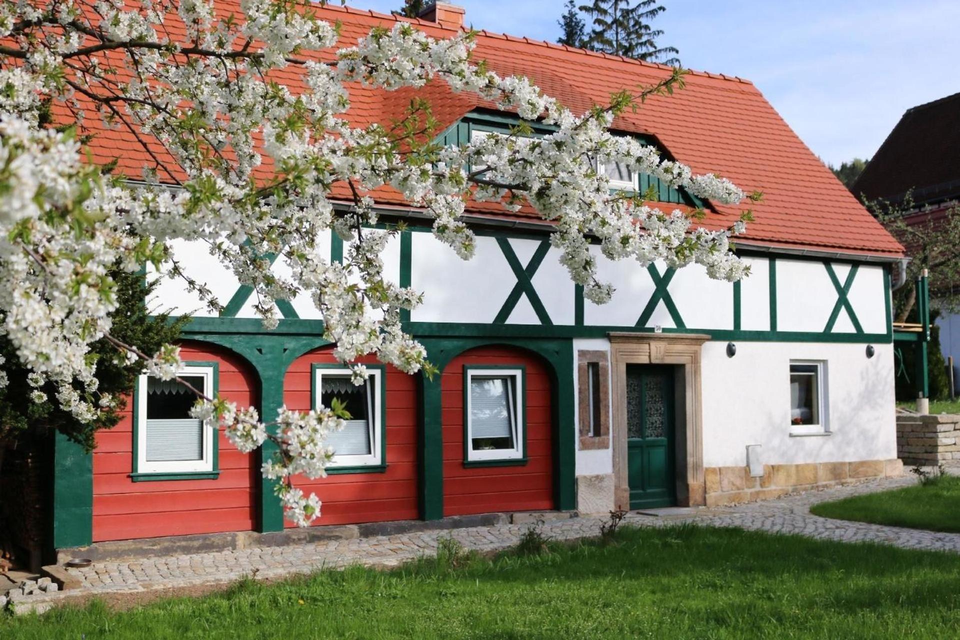 Ferienwohnung In Kurort Jonsdorf Mit Terrasse, Grill Und Garten 외부 사진